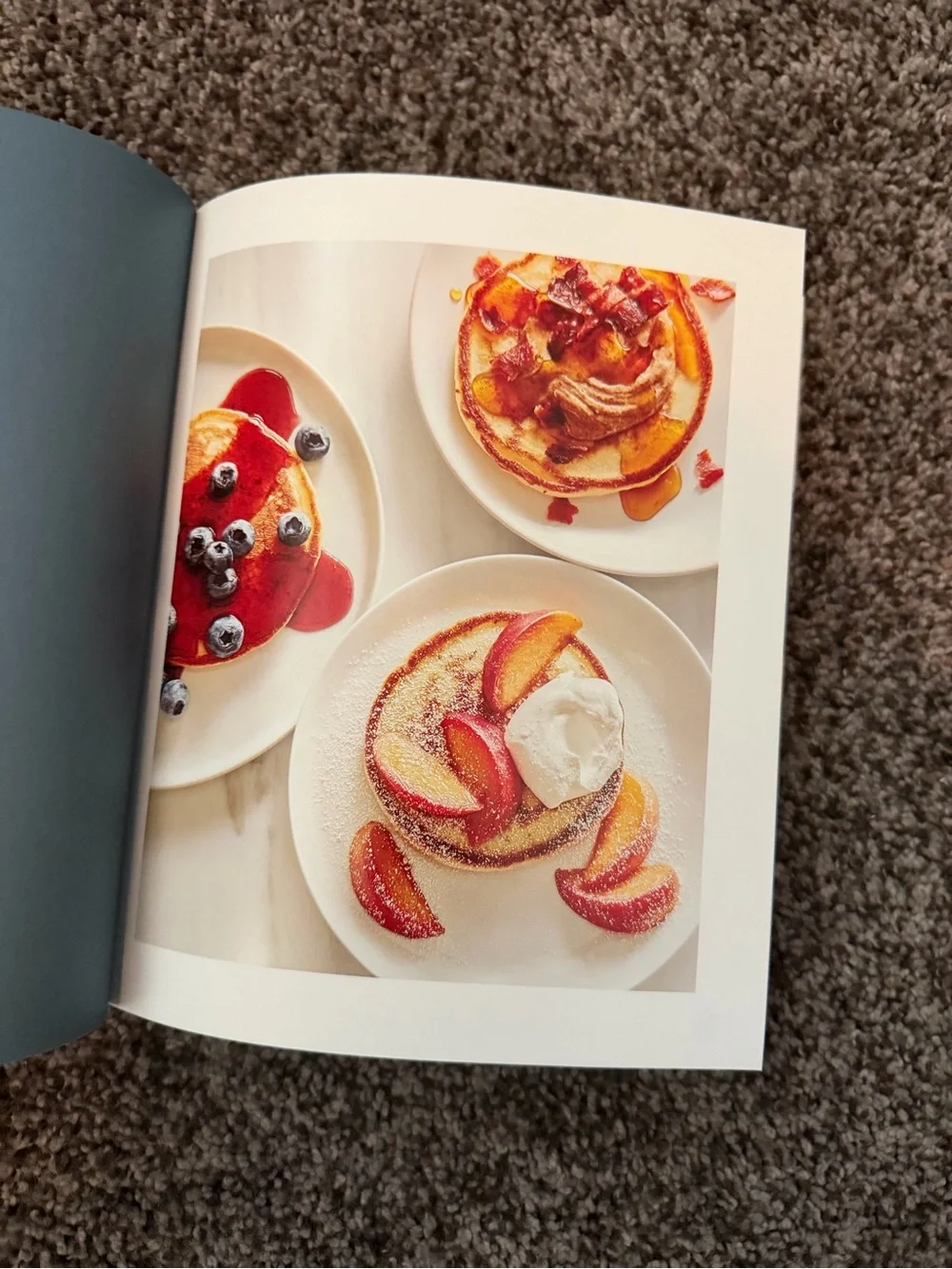 Williams Sonoma Breakfast & Brunch Cookbook with Red Raspberry Cover Art